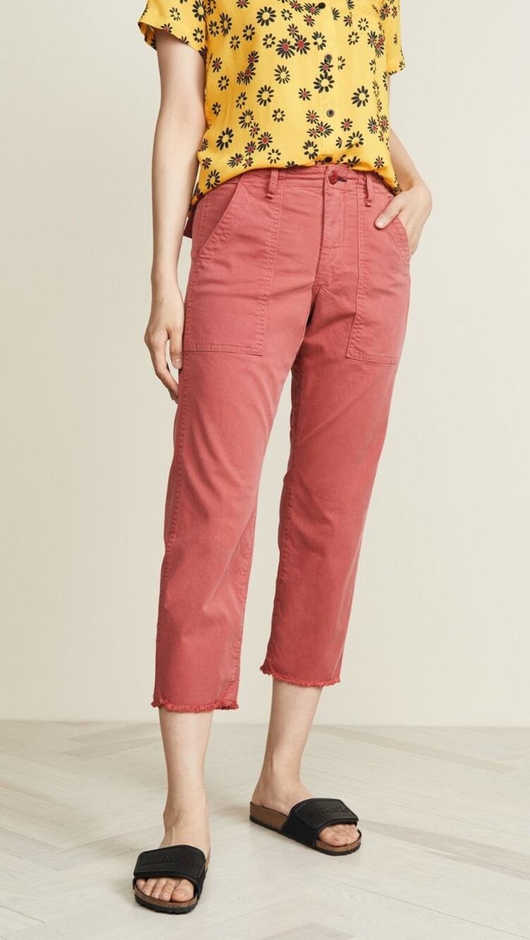 McGuire Denim Star Sign Crop Utility Chino Pants Aries